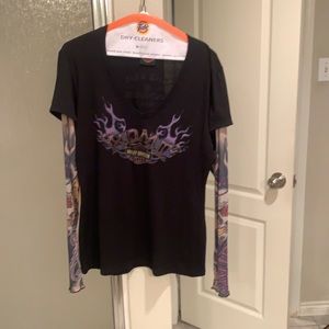 Harley Davison tattoo sleeves top